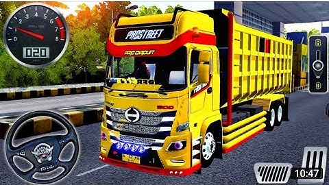 New Dump Truck Hino 500 Driving in India - Bus Simulator Indonesia #3 - Android GamePlay