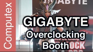 Gigabyte Overclocking Booth at Computex 2014