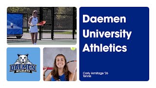 Student Athlete Profile: Carly Armitage | Daemen University Tennis