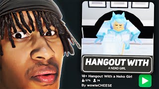 i played the weirdest roblox game... (hangout with a neko girl)