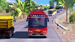 Superfast Volvo Bus on Highway | Kallada Travels | Volvo Bus Chasing