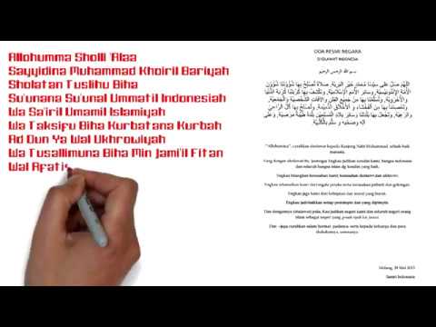 Sholawat Indonesia Do A Negara Republik Indonesia