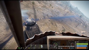 Rust Game - Crashing my scrap/transport heli in to Chinook (I win!)