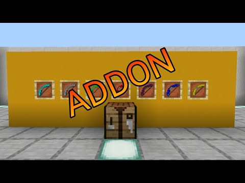 Minecraft PE - More Bows Addon - 1.14 - YouTube