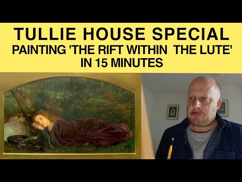 Tullie House Special - Painting 'The Rift within the Lute' in 15 mins -Marek's Mediocre Masterpieces