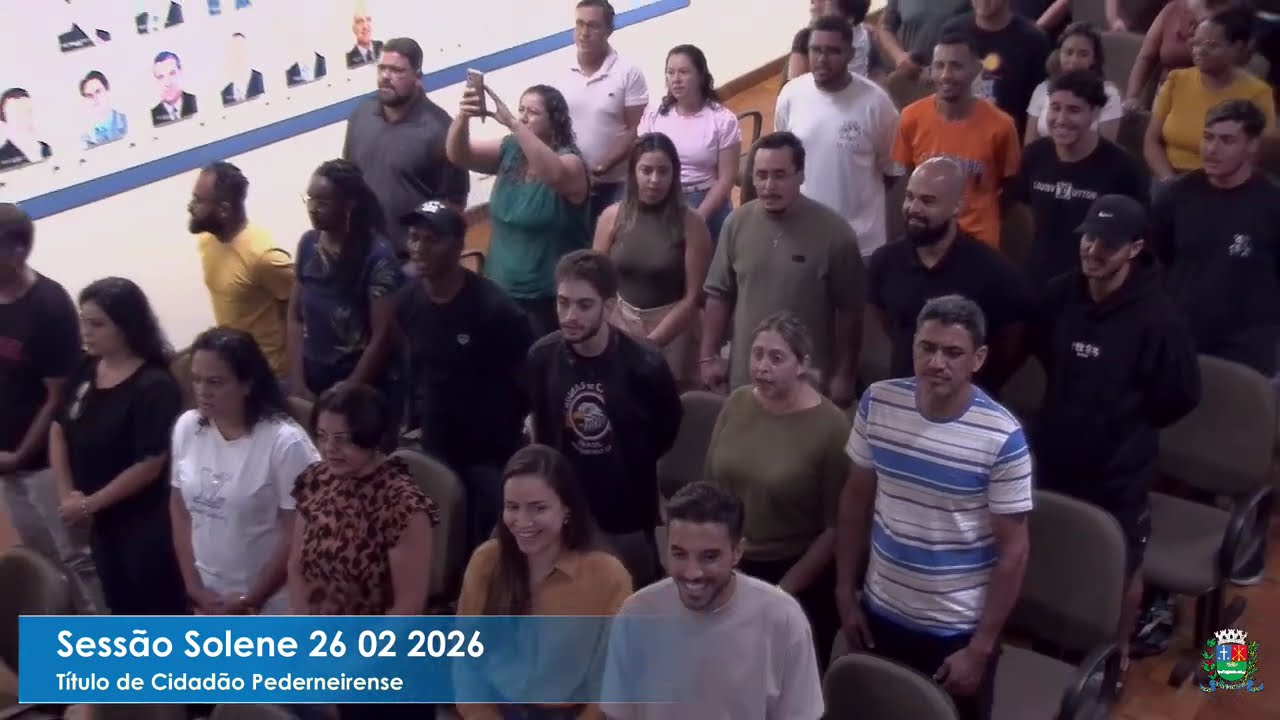 SESSÃO SOLENE 26 02 2026 - CIDADÃO PEDERNEIRENSE CÁSSIO WILLIAMS DE SOUZA