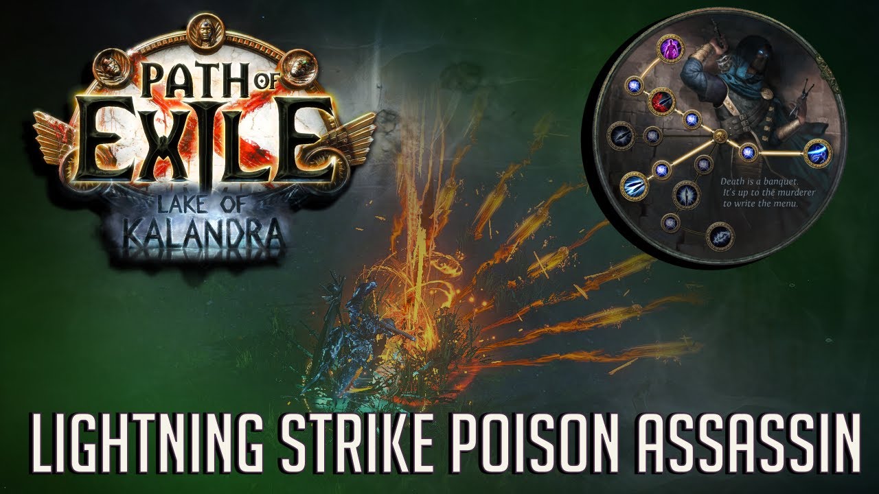 Path of Exile [3.19] Lightning Strike Poison Assassin | Lake of Kalandra Starter