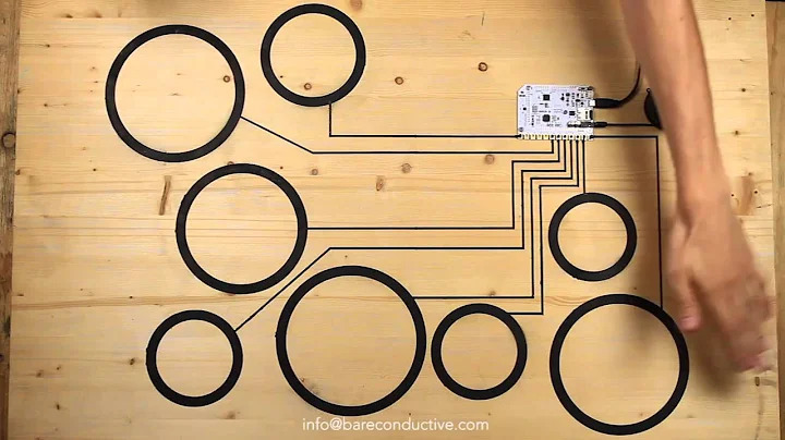 Touch Board Proximity Tutorial Demo 2 - Bare Conductive