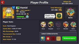 8 ball pool travel to 21 billion coins screenshot 4