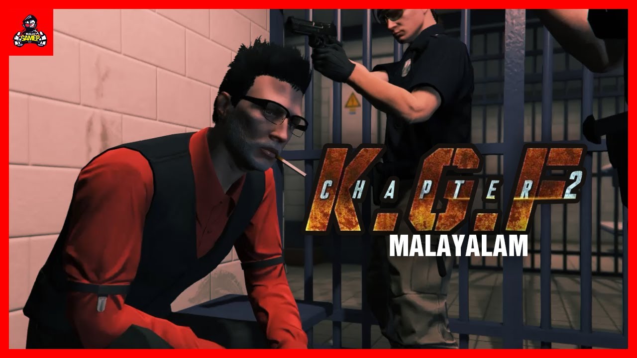 GTA 5 KGF Police Station Scene | KGF Dailog Malayalam | #MG - YouTube