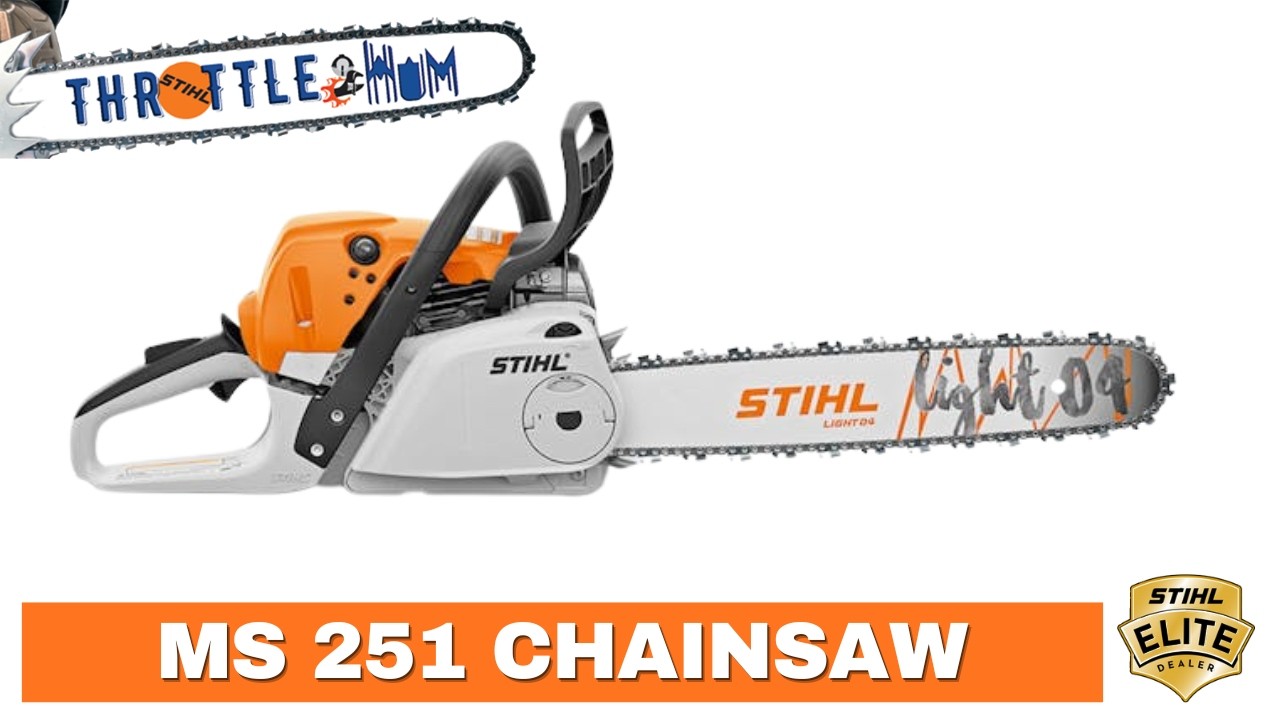 STIHL MS 251 STIHL Chainsaw - YouTube
