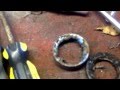 1986 Honda Fourtrax 350 Removing Front Swing Arm Bearings
