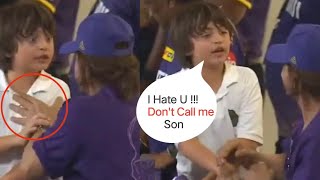 AbRam Khan Angry On ShahRukh Khan During IPL Match In Frant of Media