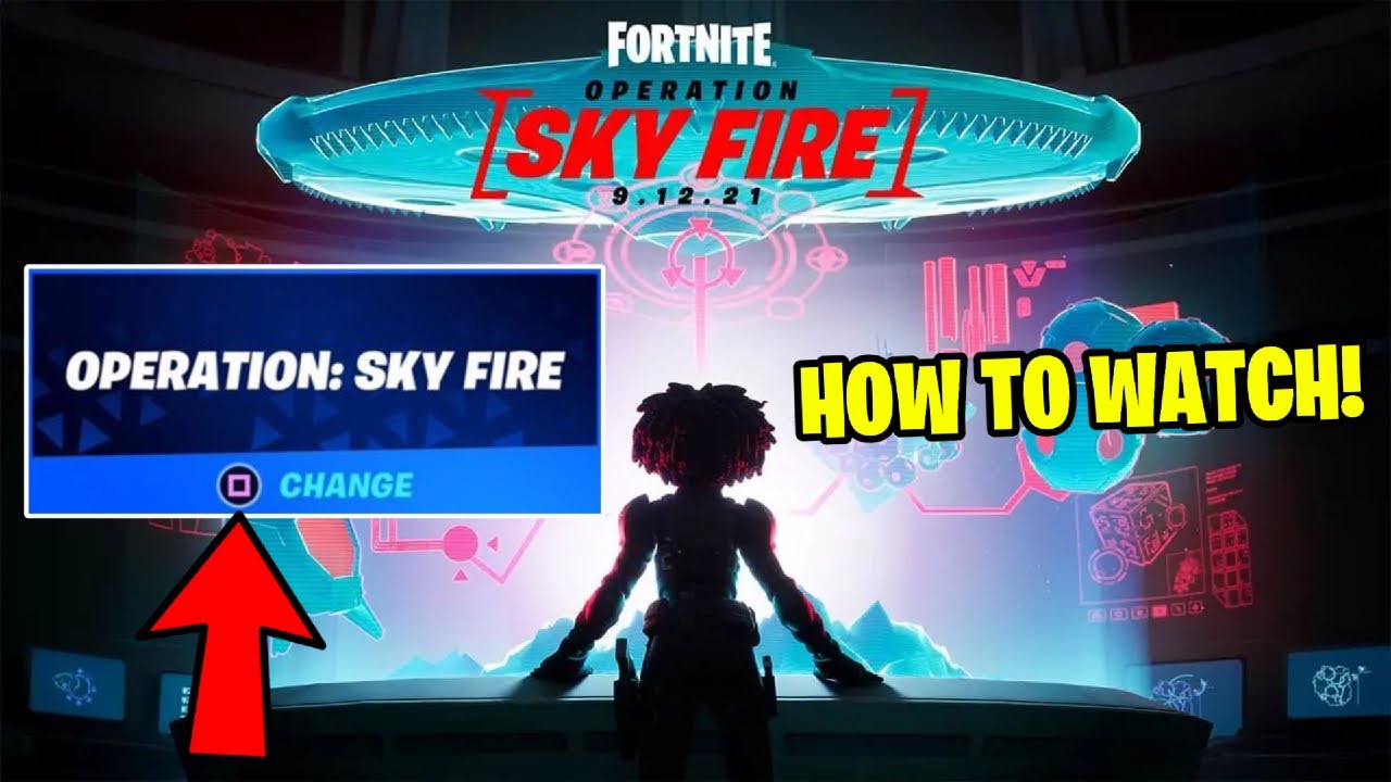 How to Watch Operation Sky Fire Live Event in Fortnite!