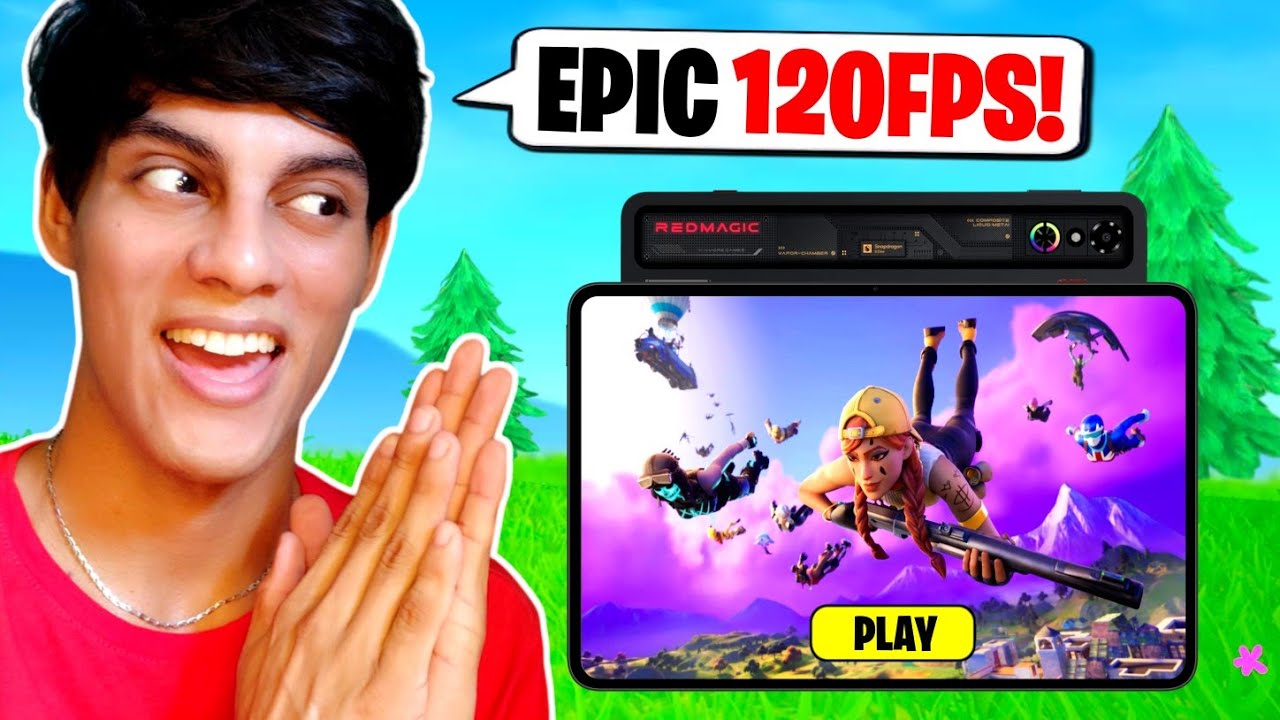 Dominei o Fortnite Mobile a 120FPS no REDMAGIC Astra! (Novo Tablet Gamer!)