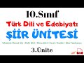 10.SINIF TÜRK DİLİ VE EDEBİYATI ŞİİR ÜNİTESİ - 10.Sınıf Edebiyat Şiir Ünitesi Hazırlık