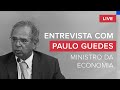 Paulo Guedes, entrevista exclusiva, ao vivo, com o ministro da Economia