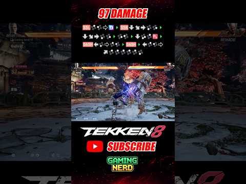 97 DAMAGE | Bryan Fury Combo Tekken 8 Season 2 #tekken8