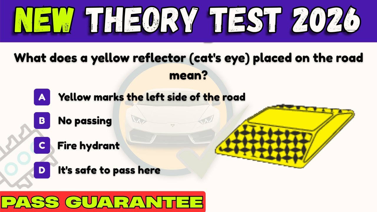 UK Driving Theory Test 2026 - DVSA Style Mock - Road Signs - YouTube