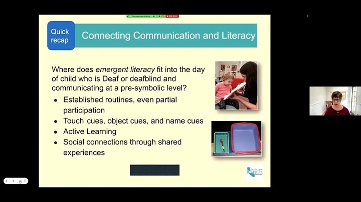 Deafblind Literacy w Julie Maier Pt 2