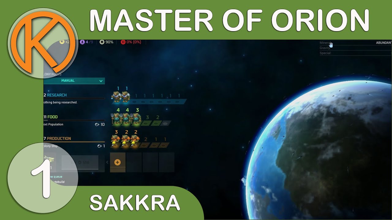 Master Of Orion - Ascending The Stars [1] - Sakkra Early Access Gameplay