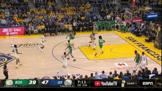 Robert Williams BLOCKS Jordan Poole and the ball gets stuck 😂