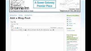 Gower Gateway Tutorial - 1st Steps in Blogging