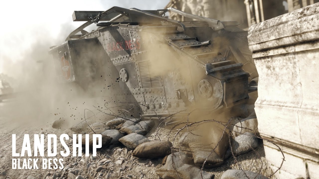 Battlefield 1 - Landship "Black Bess" [Vehicle Skin]