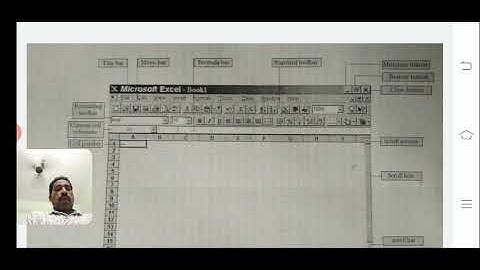 IIBCOM CA IIISEM-2020-21 Office Automation Tools Unit1-Block diagram of  msexcel window and parts