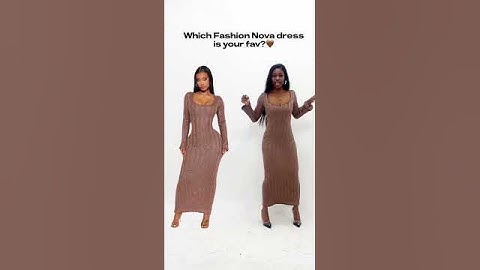Which @FashionNova dress is your fav?!😍🤎