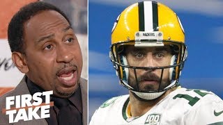 Stephen A. will make excuses for Aaron Rodgers if Packers miss playoffs | First Take