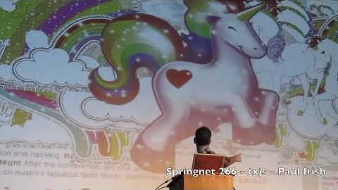 Springnet 266 - txjs - Paul Irish