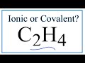 C2H4 and Covalent Bonding Concepts
