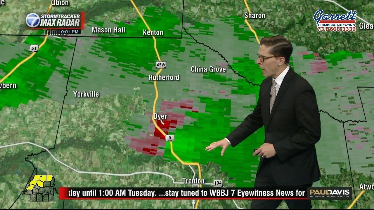 Severe Weather Coverage - Monday, March 2nd, 2020