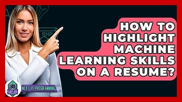 How To Highlight Machine Learning Skills On A Resume? - Next LVL Programming