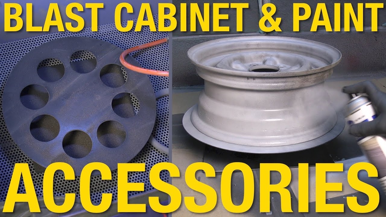 New Blast Cabinet & Paint Accessories!  A Heavy Duty Turntable makes the job easier.