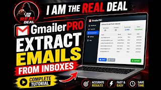 GmailerPRO Tutorial: Extract Emails from Your Inbox | Complete Step-by-Step Guide