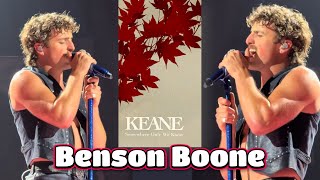 Benson Boone Cover of Keane - Somewhere Only We Know, Houston 2025 #livepreformance