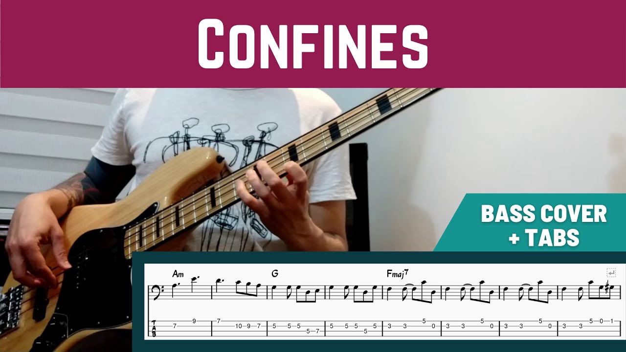 Black Pumas - Confines (Bass Cover + TAB) Black Pumas - Confines (Bass Cover + TAB)