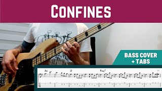 Video thumbnail of "Black Pumas - Confines (Bass Cover + TAB)"