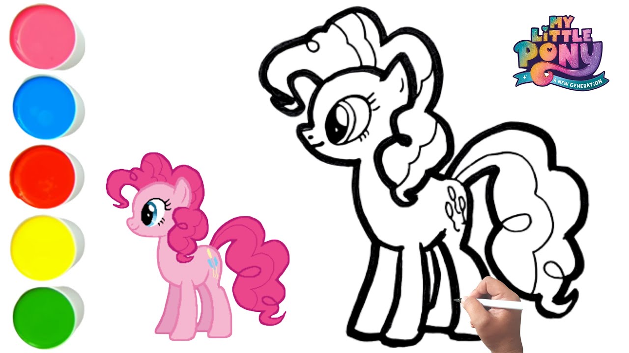 Pinkie Pie from my Little Pony Coloring Page