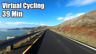 Virtual Cycling to Golden Gate Bridge Overlook and Point Bonita Lighthouse