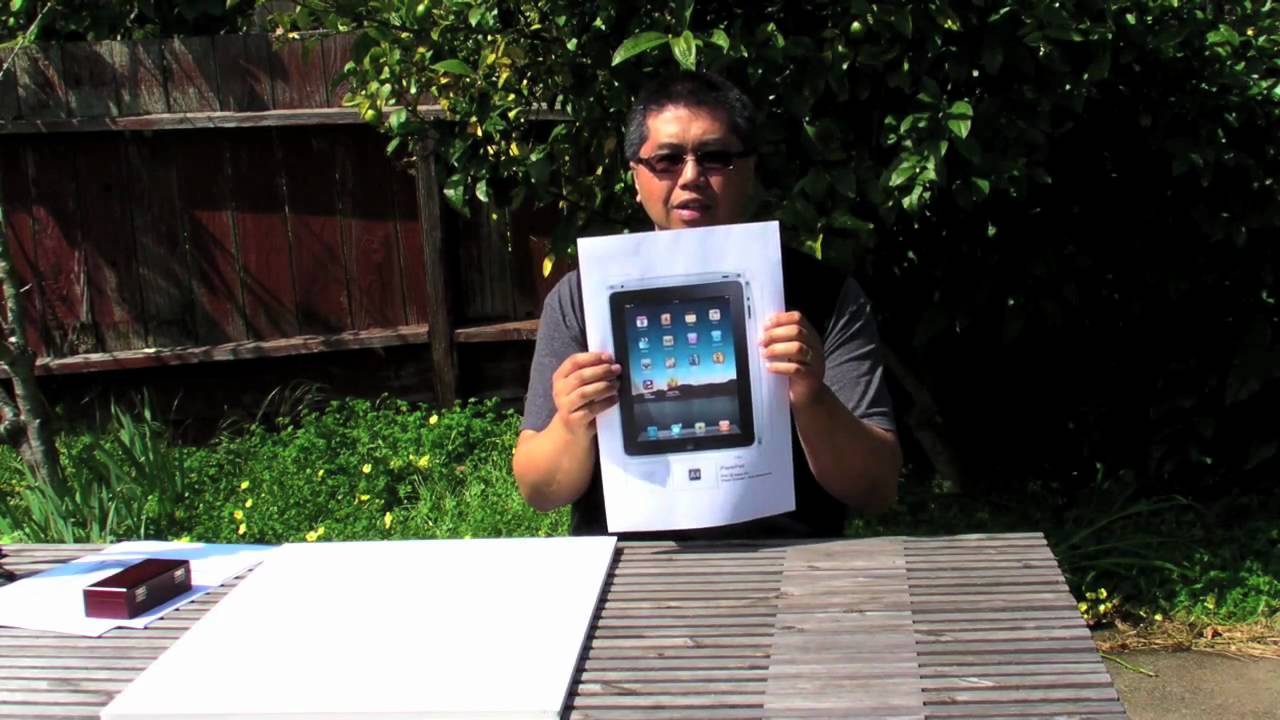 Macworld Video: How to make a paper iPad - YouTube