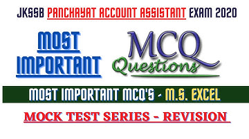 Most Important MCQ