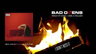 BAD OMENS - What It Cost // Like A Villain (Lyrics Video)