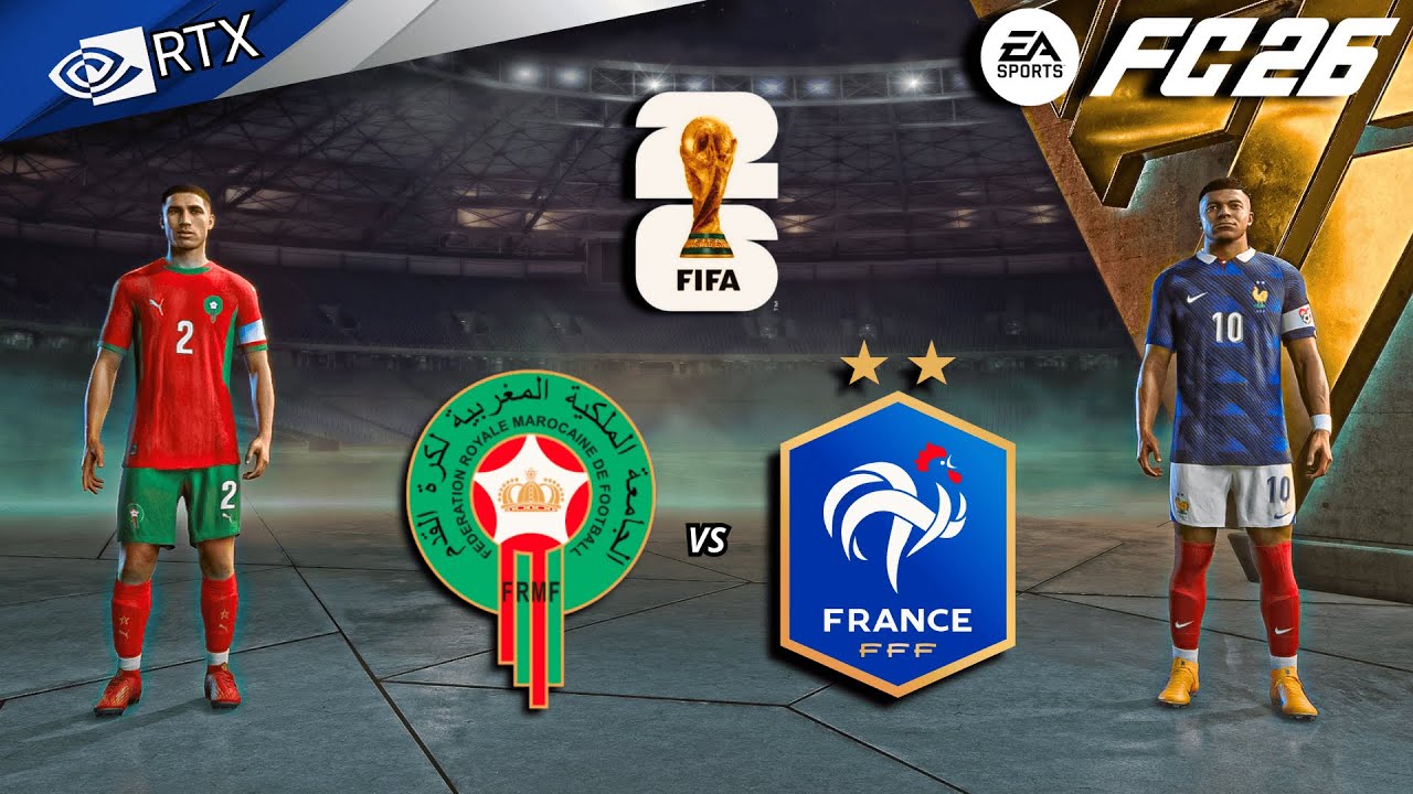 ФК 26 - Марокко против Франции. В ролях: Брахим Диас, Мбаппе | Чемпионат мира по футболу FIFA 202...