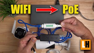 Wiring WIFI Cameras using PoE  PoE Switch & Splitter
