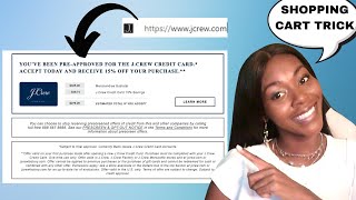 J crew shopping cart trick | Rickita screenshot 2