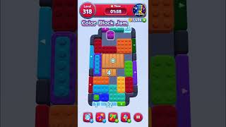 Color Block Jam Level 318 Solution Walkthrough #ColorBlockJam #games