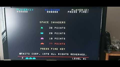Atari Flashback 9 Gold - Space Invaders